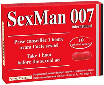 Sexman 007 Vital Perfect® 10 gélules Sexman 007 Vital Perfect® 10 gélules