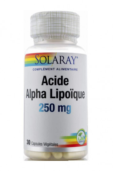 Acide Alpha Lipoïque Solaray 250mg
