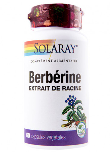 Berberine Solaray 60 capsules végétale