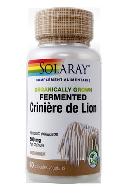 Champignon crinière de lion fermenté 500 mg Solaray 