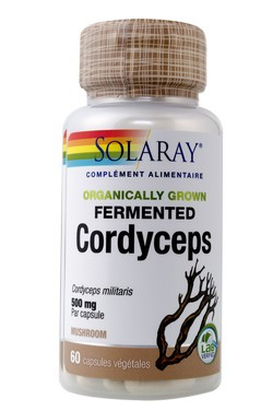 Cordyceps fermenté 500 mg Solaray 