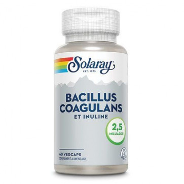 Bacillus coagulans et Inuline Solaray
