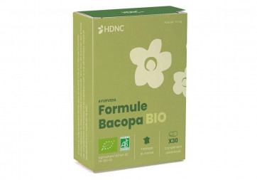 Formule bacopa Bio 400mg standardisé à 20% de Bacosides H.D.N.C