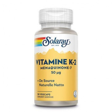 Vitamine K-2 Menaquinone-7 50μg Solaray