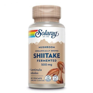 Shiitake fermenté 500 mg Solaray 