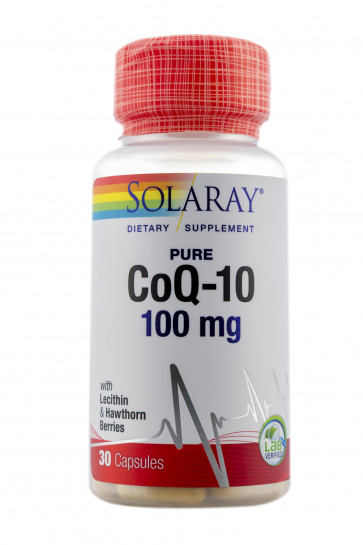 Pure Co Q10 100mg Solaray