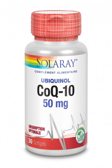 CoQ-10  UBIQUINOL 50mg Solaray  