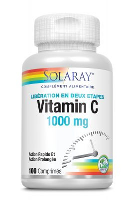 Vitamine C 1000mg Solaray action prolongée