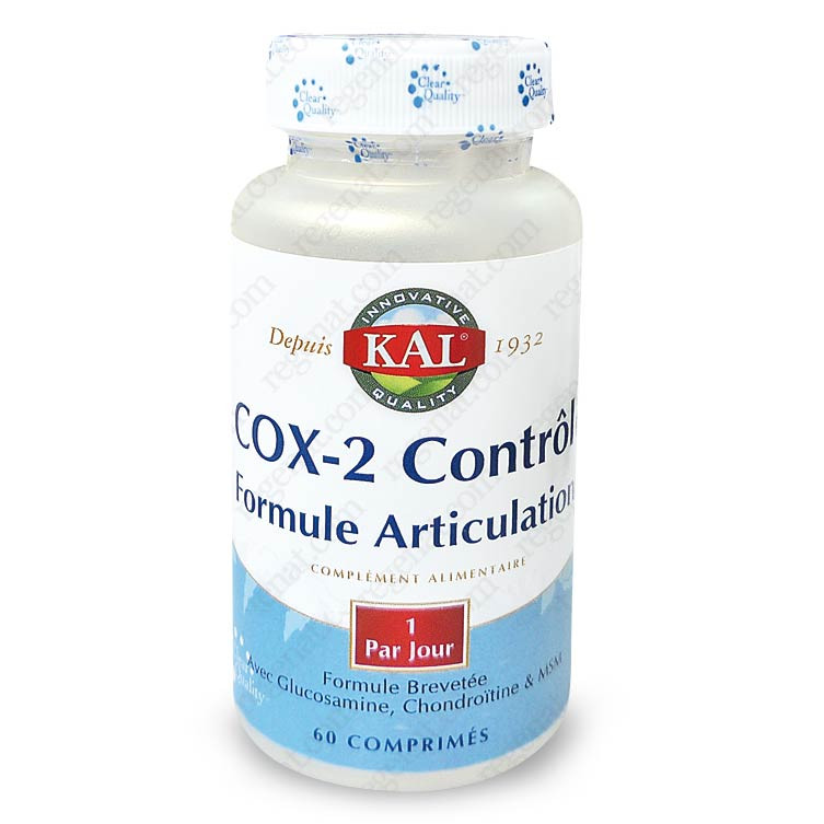 COX2 Contrôle - Glucosamine + MSM + Chondroïtine Kal COX2 Contrôle - Glucosamine + MSM + Chondroïtine Kal