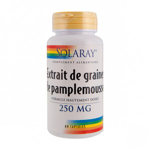 Extrait de graines ou pépins de pamplemousse (EPP) 250mg Solaray