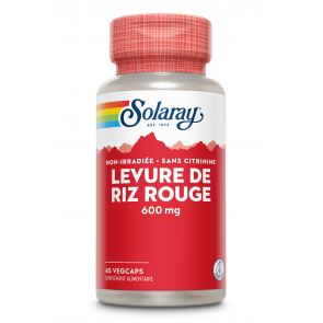 Levure de Riz Rouge 600mg Solaray