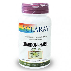 Chardon-Marie 175mg standardisé à 80% de Silymarine Solaray