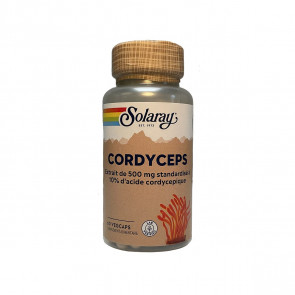 Cordyceps 500mg standardisé à 10% d'acide cordycepique Solaray 