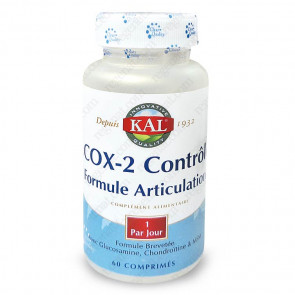 COX2 Contrôle - Glucosamine 500mg + MSM 250mg + Chondroïtine 50mg Kal