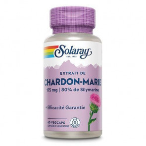 Chardon-Marie 175mg standardisé à 80% de Silymarine Solaray