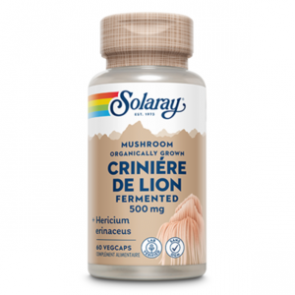 Champignon crinière de lion fermenté 500 mg Solaray 
