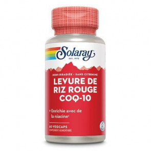 Levure de Riz Rouge 600mg + CoQ10 30mg Solaray