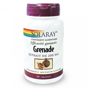 Grenade 200mg standardisé à 40% d'acide ellagique Solaray