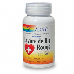 Levure de Riz Rouge 600mg Solaray
