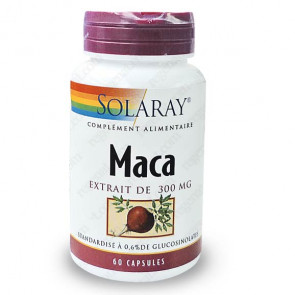 Maca 300mg standardisé à 0,6% de glucosinolates Solaray