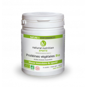 Protéines Végétales Bio Natural nutrition sports 300g