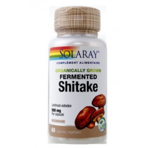 Shiitake fermenté 500 mg Solaray 
