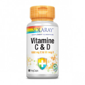 Vitamine C & D Solaray