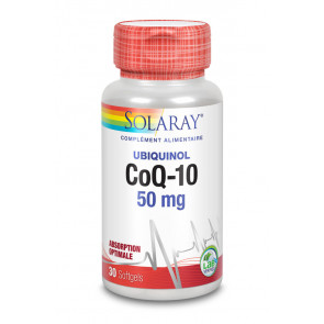 CoQ-10  UBIQUINOL 50mg Solaray  