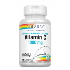 Vitamine C 1000mg Solaray action prolongée