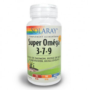 Super Oméga 3-7-9 Solaray + vitamine D3