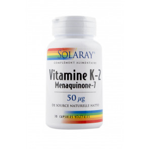 Vitamine K-2 Menaquinone-7 50μg Solaray